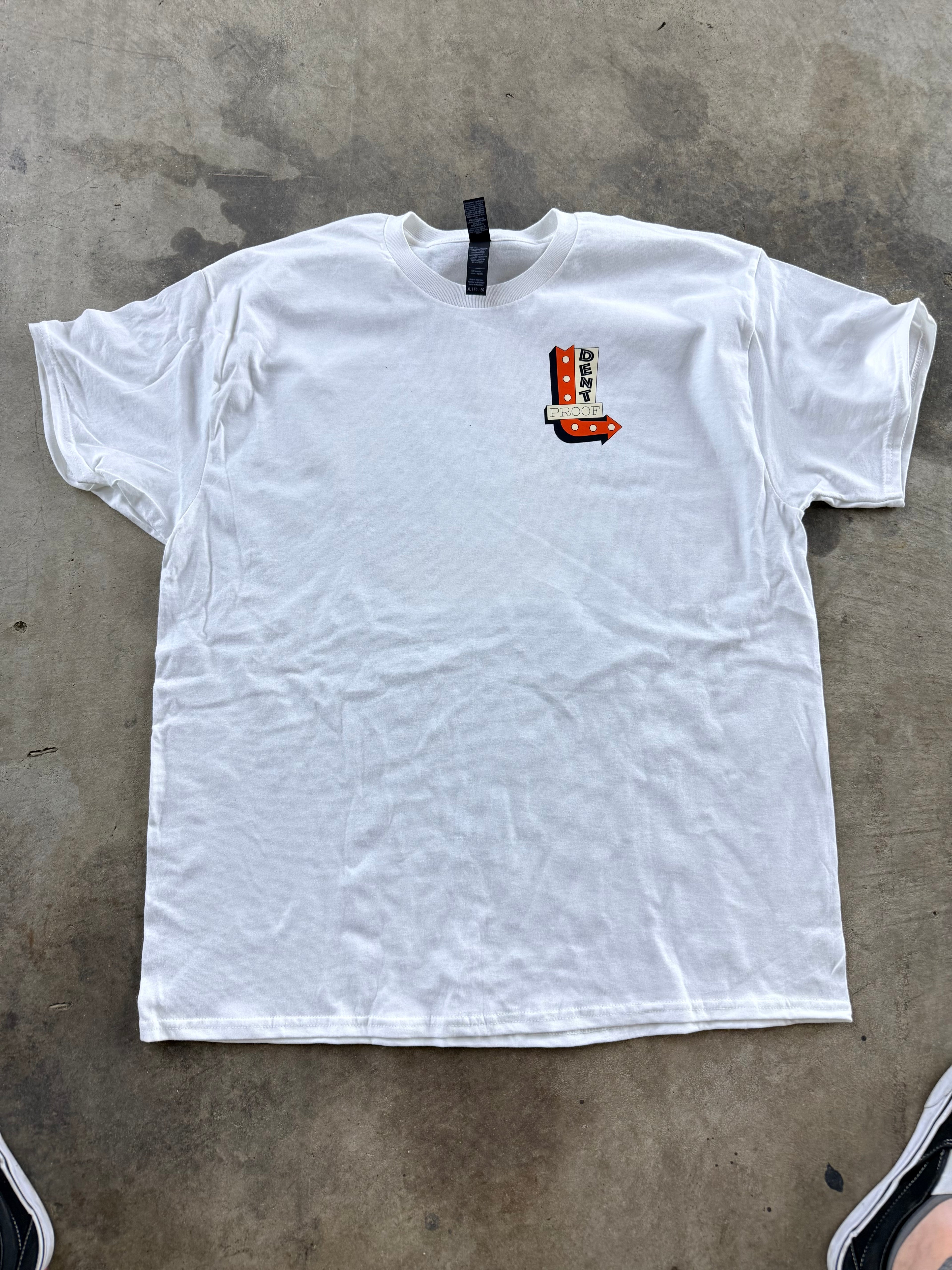 Dentproof comedy sign logo tshirt