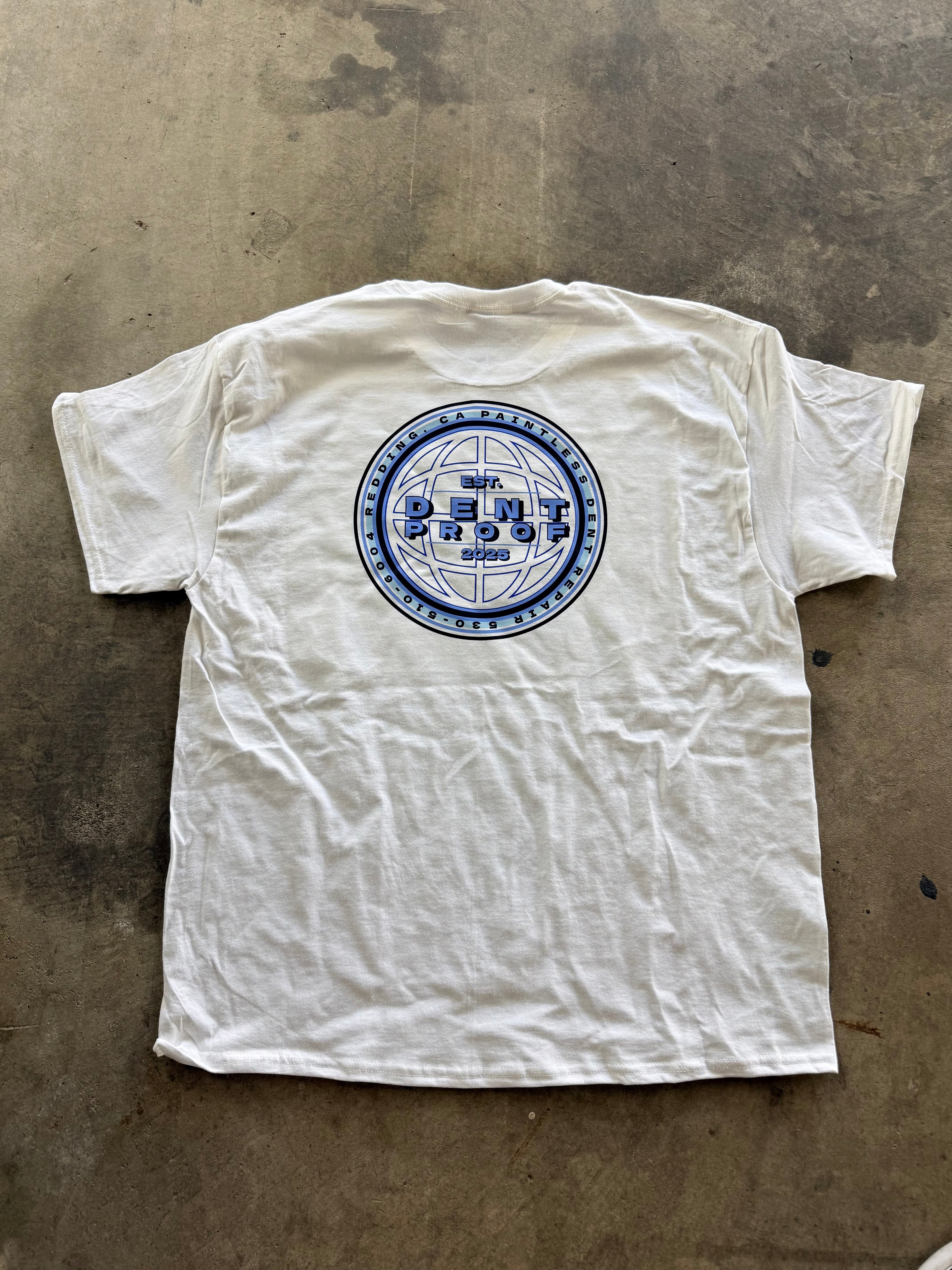 Dentproof worldwide logo tshirt
