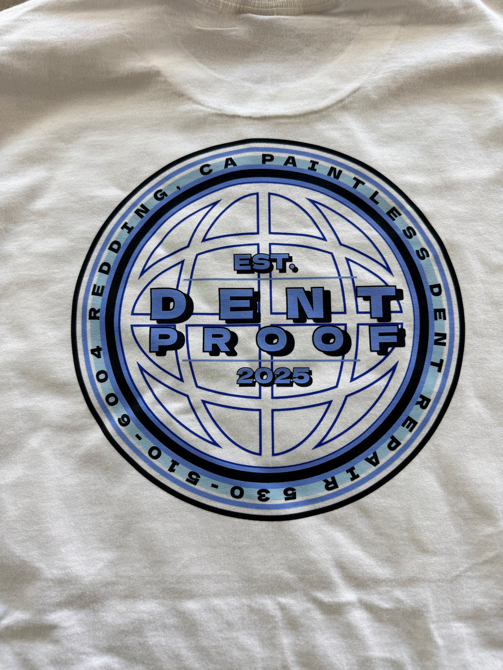 Dentproof worldwide logo tshirt