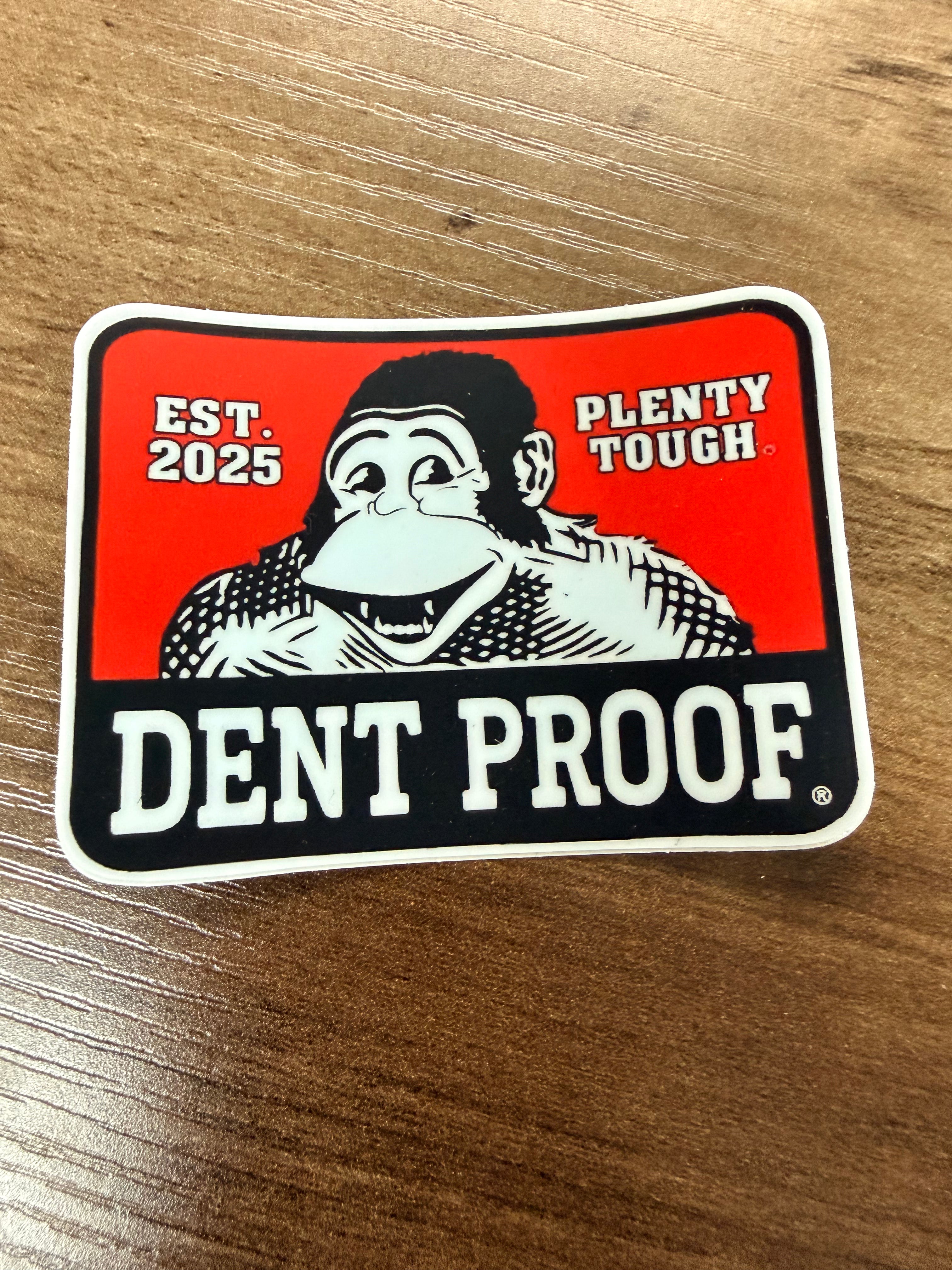 Dentproof den Bavis sticker